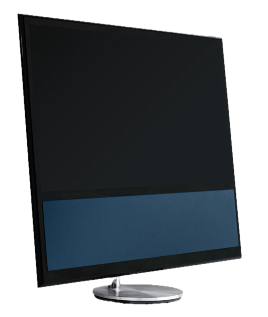 Beovision 11 verfügt über einen Bodenständer, mit dem Neo 11 mit einem neuen Fernseher aufgerüstet werden kann