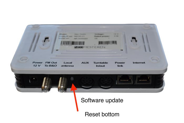 Neo Radio - Sie können ein Software-Update ganz einfach durchführen – per Knopfdruck