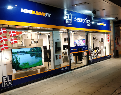 Mini radio in Herning - the shop front